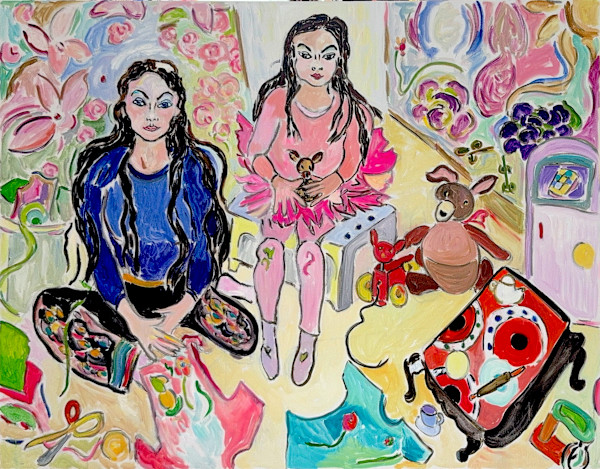 Family Playing with Dolls by Vivian Reiss, Image 3.