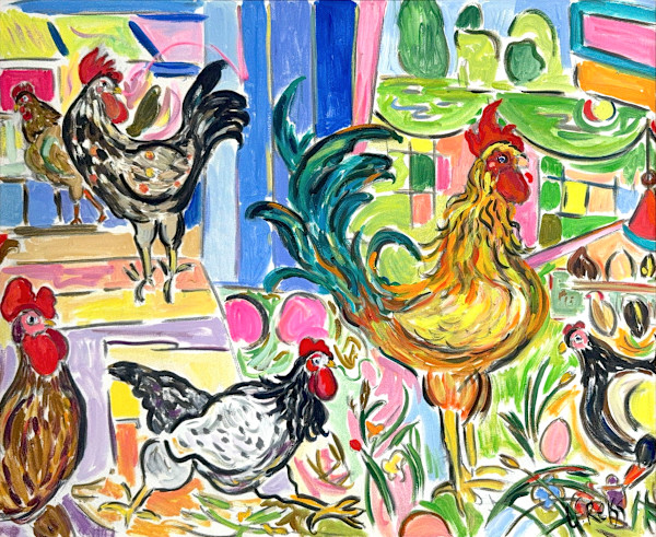 Foraging Fowl by Vivian Reiss, Image 3.