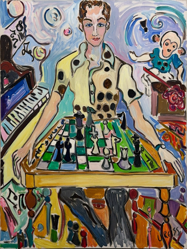 Joel Playing Chess by Vivian Reiss, Image 8.
