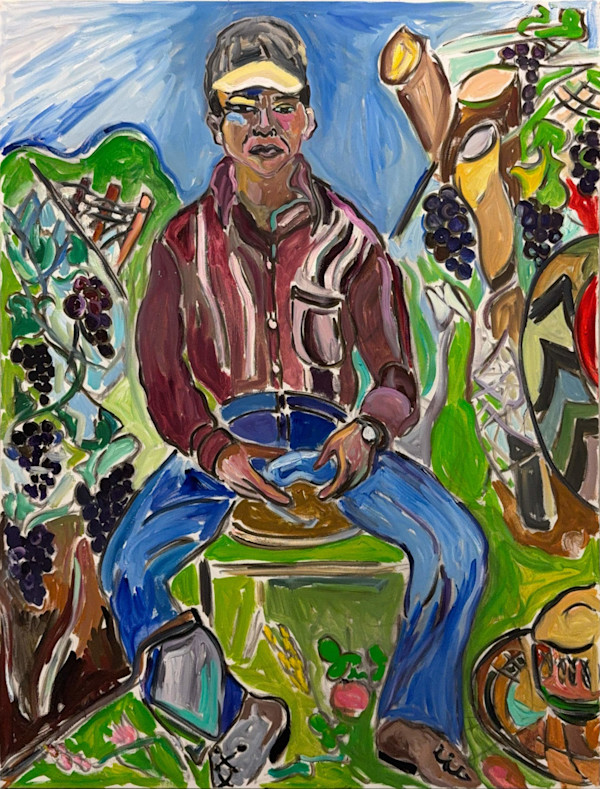 Mexican Farmworkers Man by Vivian Reiss, Image 1.