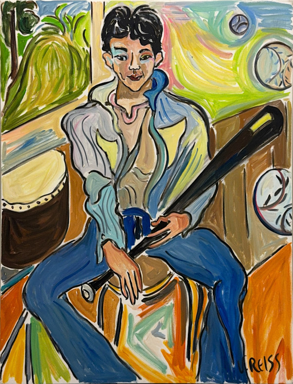 Satoyama Baseball Player by Vivian Reiss, Image 6.