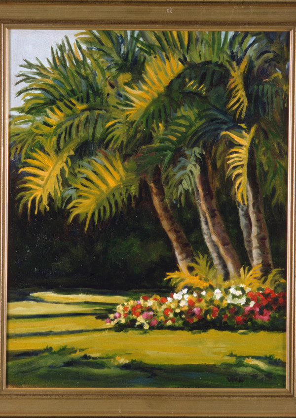 Palms, Jupiter by Victoria M  Le  Vine
