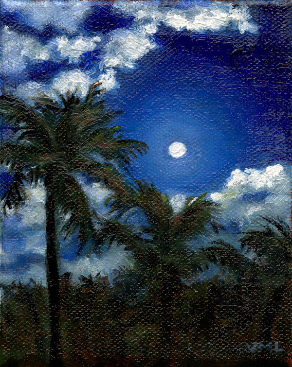 Full Moon Poinciana by Victoria M  Le  Vine, Image 1.