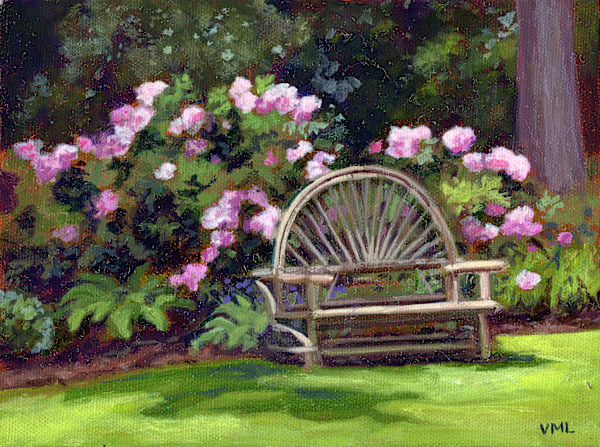Quiet seat by Victoria M  Le  Vine