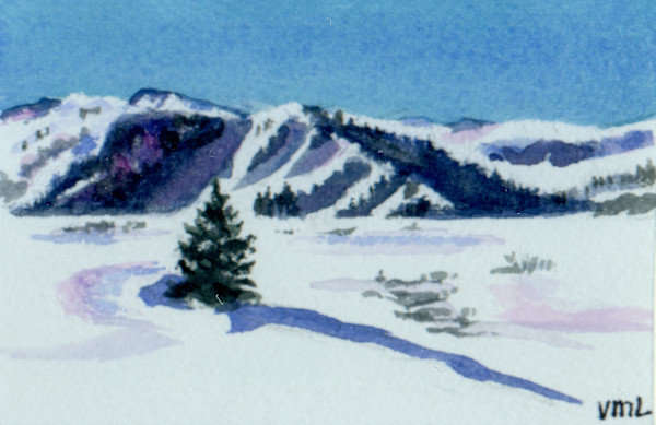 Snow in the Valley by Victoria M  Le  Vine, Image 1.