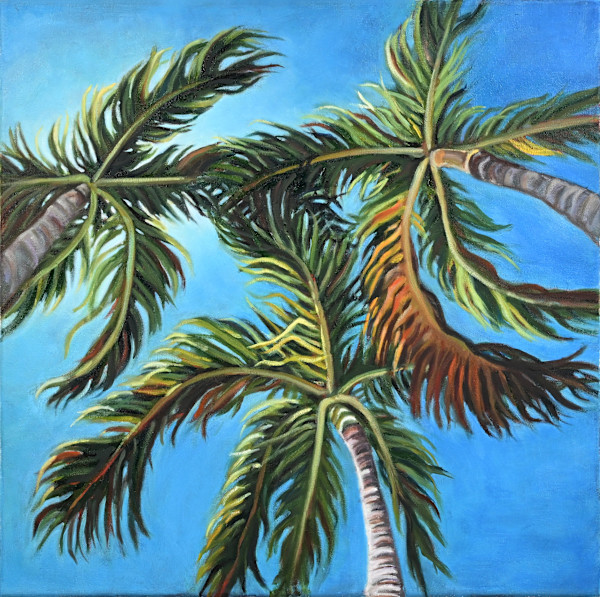 Palms Overhead by Victoria M  Le  Vine, Image 1.