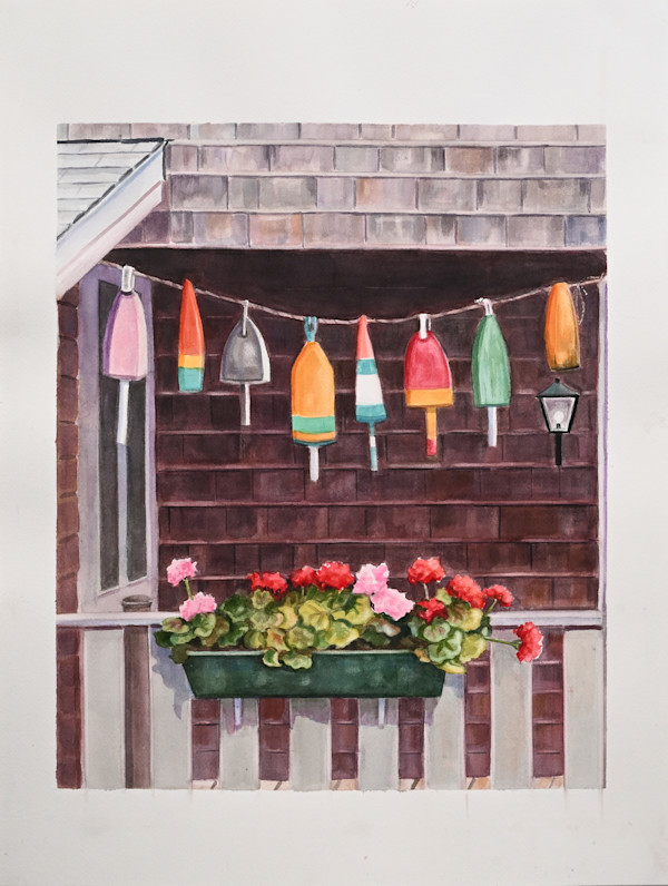 Buoys Monhegan by Victoria M  Le  Vine, Image 3.