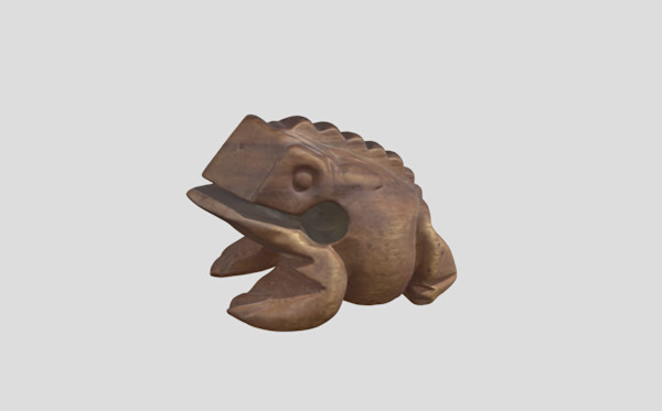 Wooden Frog by Robyn Palescandolo