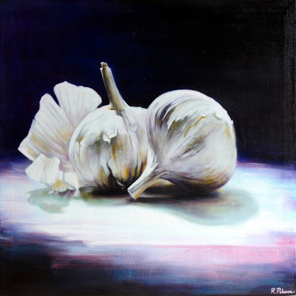 Garlic in Purple by Robyn Palescandolo