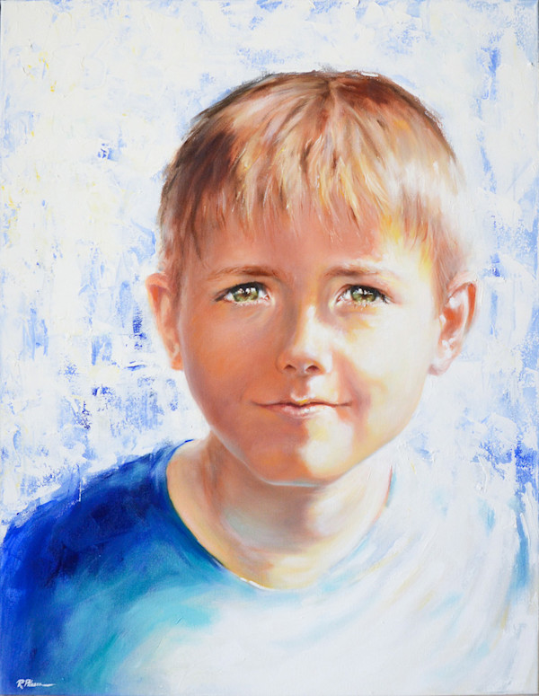 Portrait of Teddy by Robyn Palescandolo