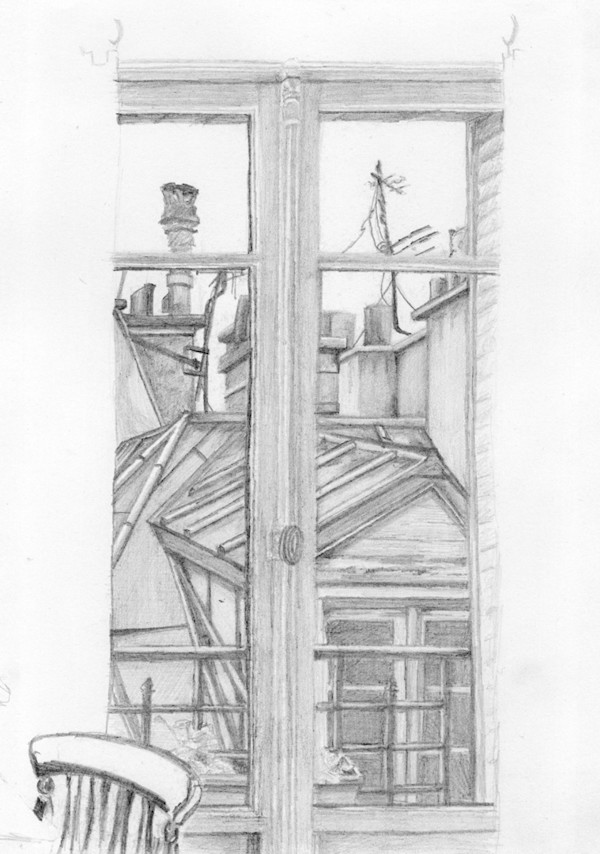 View from a Paris Window by Robyn Palescandolo