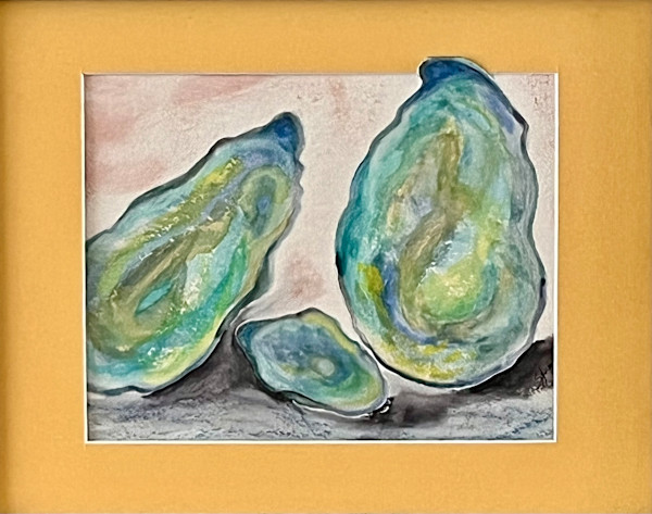Iredescent Pulse (Yellow Oysters) by Sylvia Montgomery
