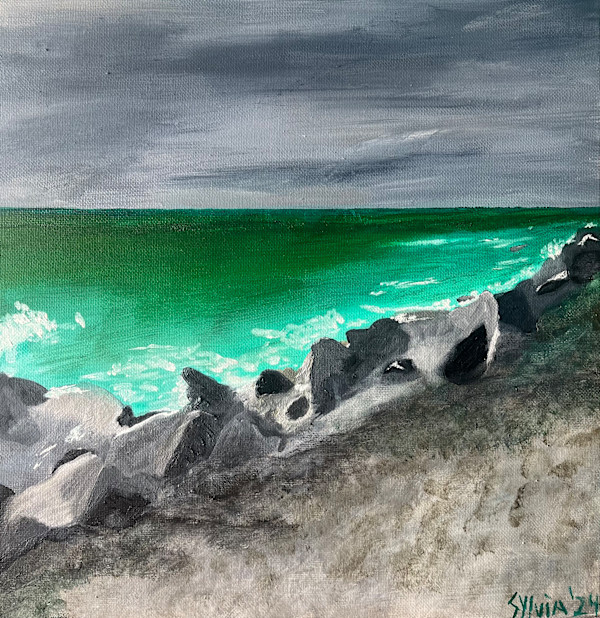 Where the Tides Collide (Palm Beach) by Sylvia Montgomery