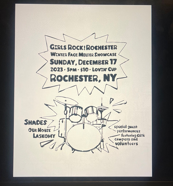 Girls Roc Rochester Commission poster #2 by Myles Vasta