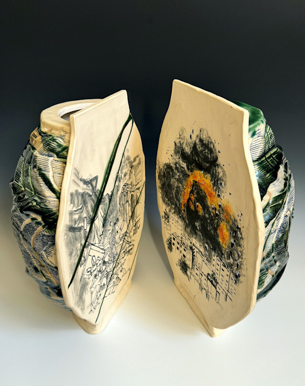 3d Printed Clay Exploration No.4 / Gaza Introspection by Fingertipartstudio