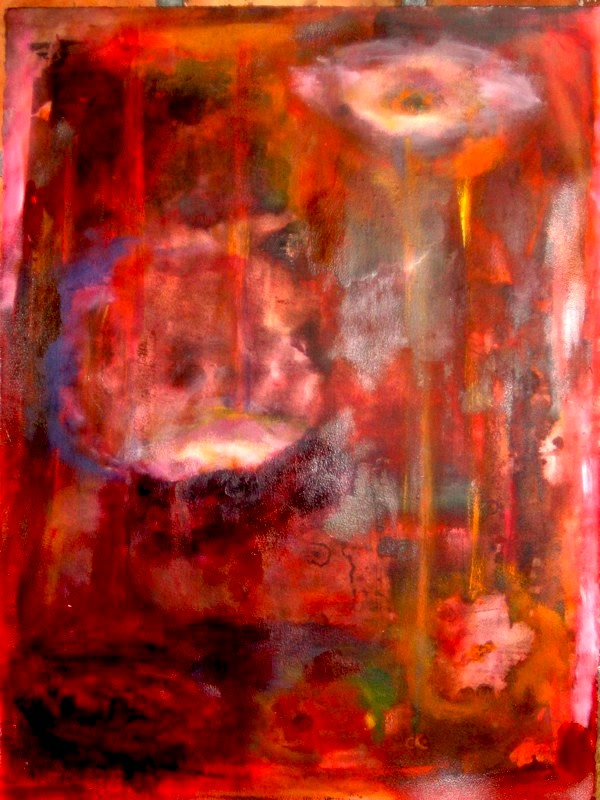 Explosion in Red by Donna Zekas