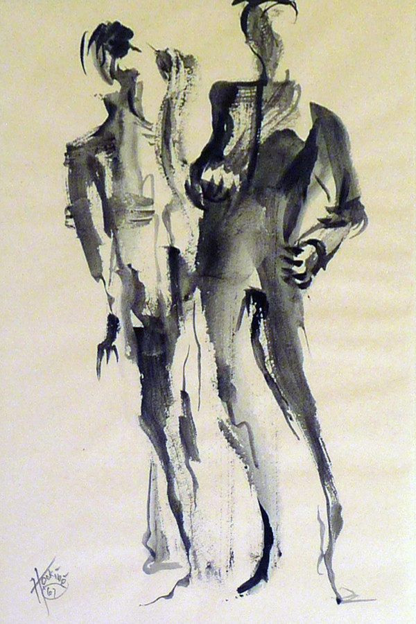Two Figures by Roy Hocking
