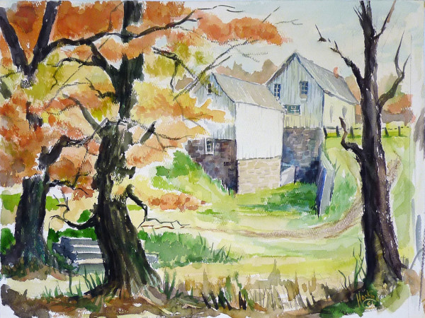 October Mill by Roy Hocking