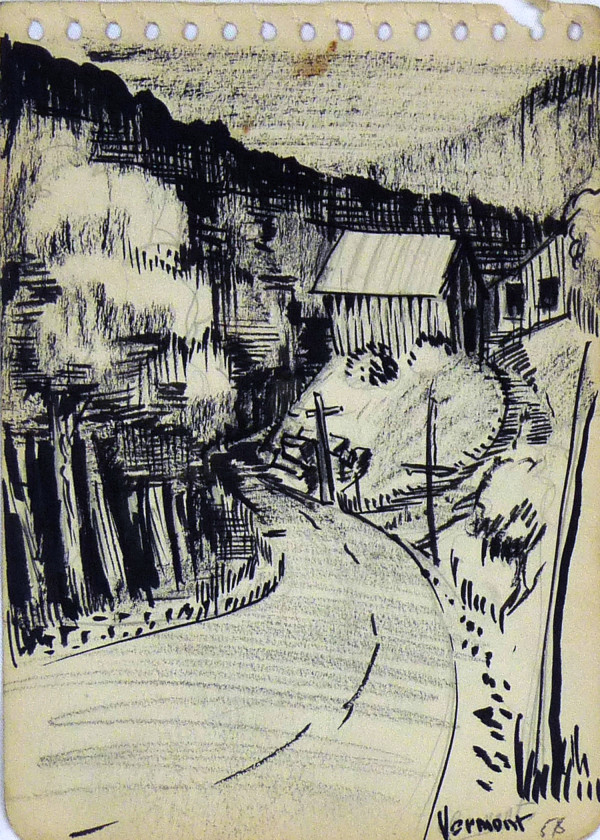 Vermont, from "The Spiral Artcraft Sketch Book No. 13" by Roy Hocking