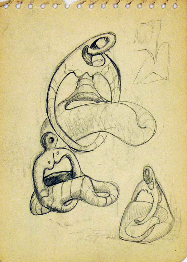 Untitled #4096, from "The Spiral Artcraft Sketch Book No. 14" by Roy Hocking