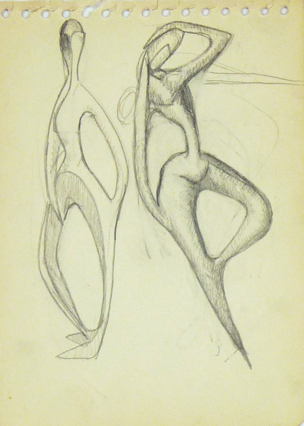 Untitled #4098, from "The Spiral Artcraft Sketch Book No. 14" by Roy Hocking