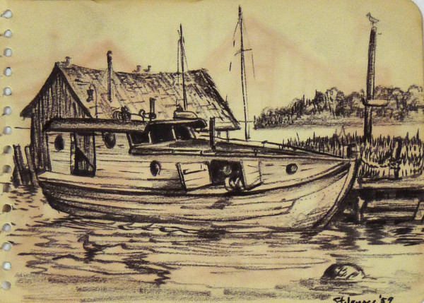 "St. Ignace", from The Spiral Artcraft Sketch Book No. 15" by Roy Hocking