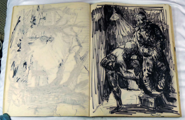 Page 37 & 38, from "Journal #1" by Roy Hocking