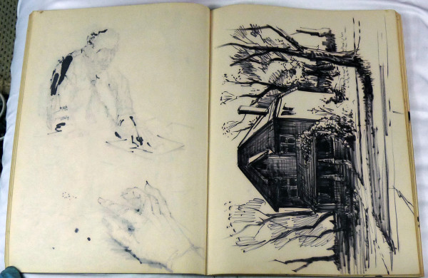 Page 41 & 42, from "Journal #1" by Roy Hocking