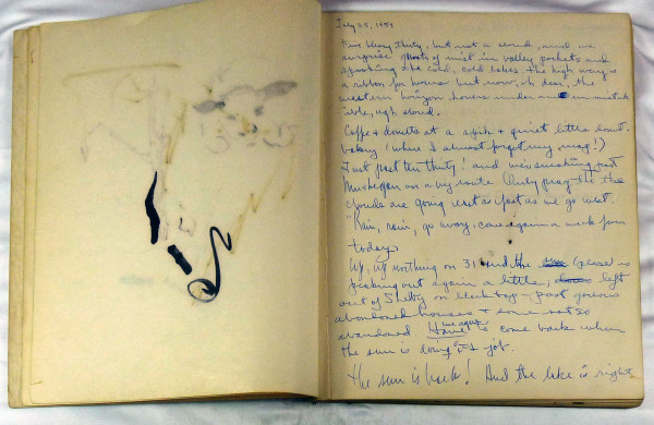 Page 5 & 6, from "Journal #1" by Roy Hocking
