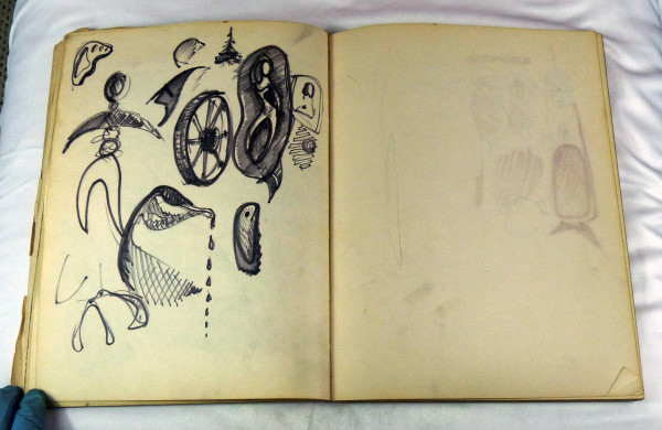 Page 99 & 100, from "Journal #2" by Roy Hocking
