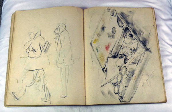 Page 55 & 56, from "Journal #3" by Roy Hocking