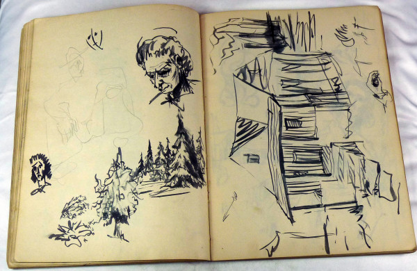 Page 73 & 74, from "Journal #3" by Roy Hocking