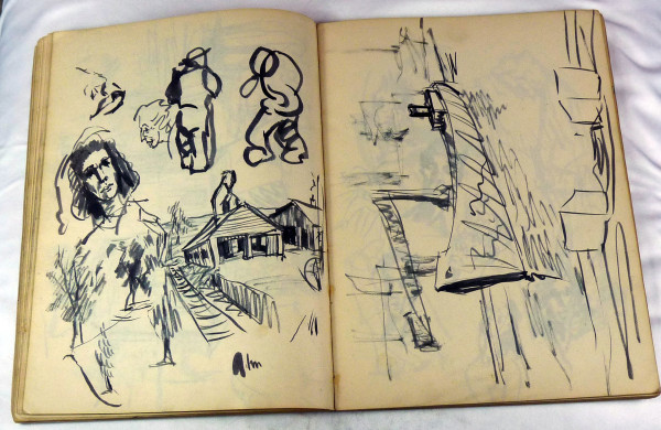 Page 75 & 76, from "Journal #3" by Roy Hocking