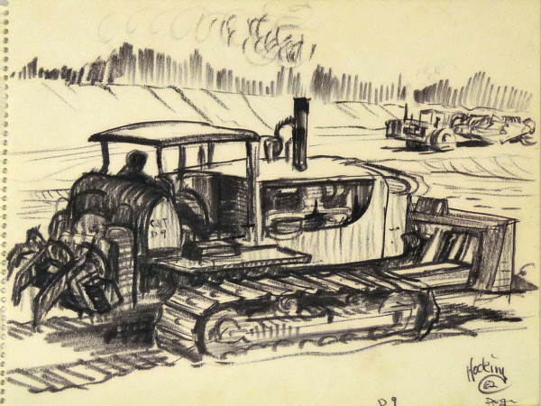 D9, from "August Summer 1962 Sketch Pad" by Roy Hocking