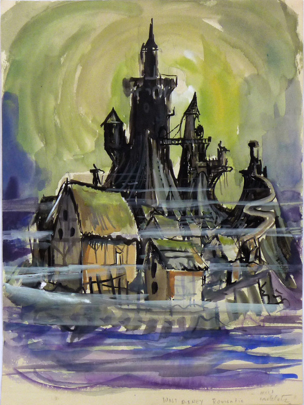 Walt Disney Romantic, based on picture of Cape Neddick Lighthouse by Roy Hocking