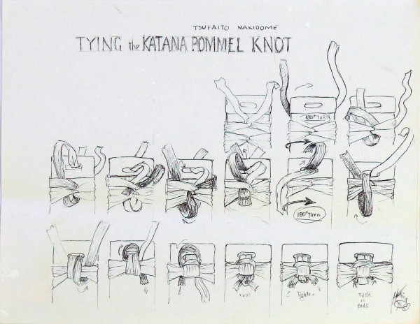 Tying the Katana Pommel Knot by Roy Hocking