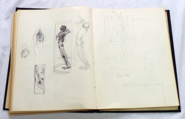 Page 193-194, from "Sketch Book #5110" by Roy Hocking