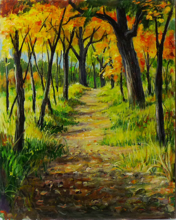 Autumn Path by Roy Hocking