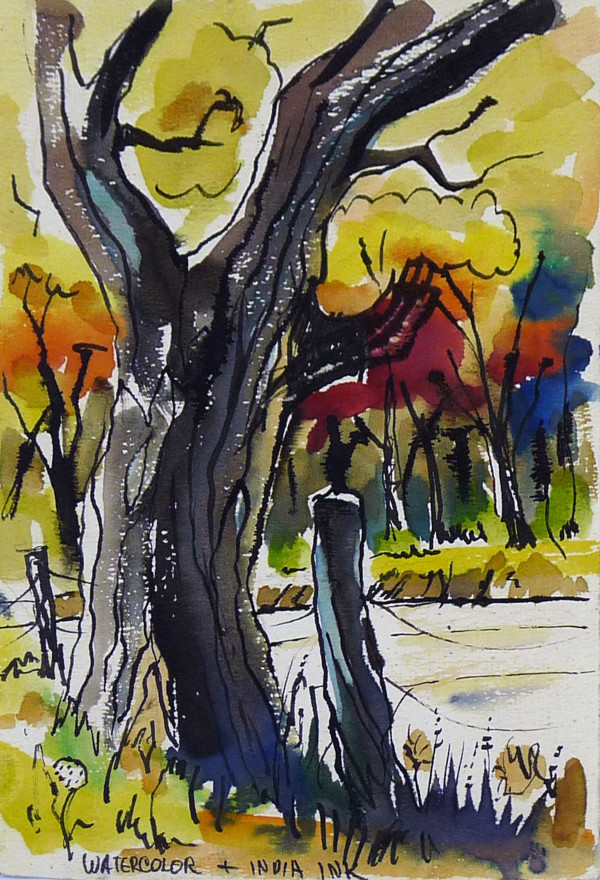 Watercolor + India Ink #931 by Roy Hocking