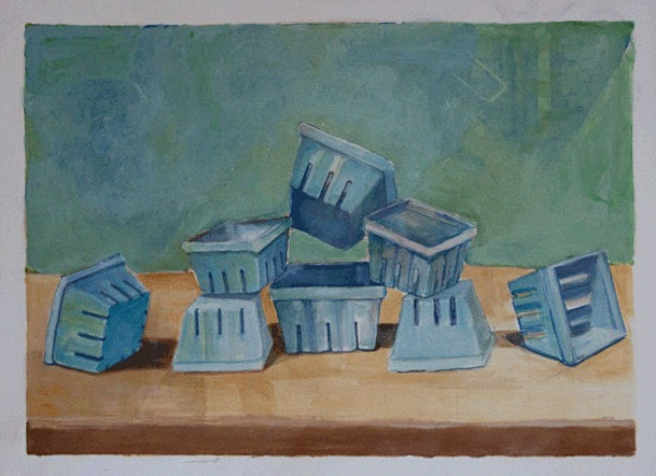 8 Blueberry Boxes by Dean Vallas, Image 1.