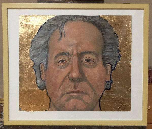 Self Portrait on Gold by Dean Vallas, Image 1.