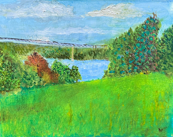 Hudson River Bridge by Dean Vallas