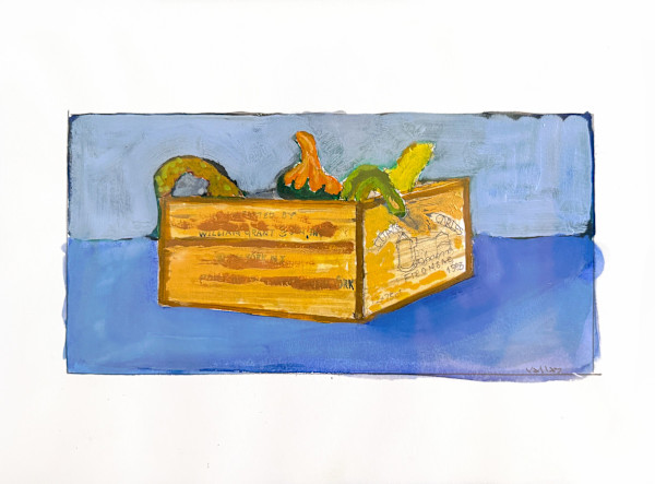 Four Gourds in Box by Dean Vallas