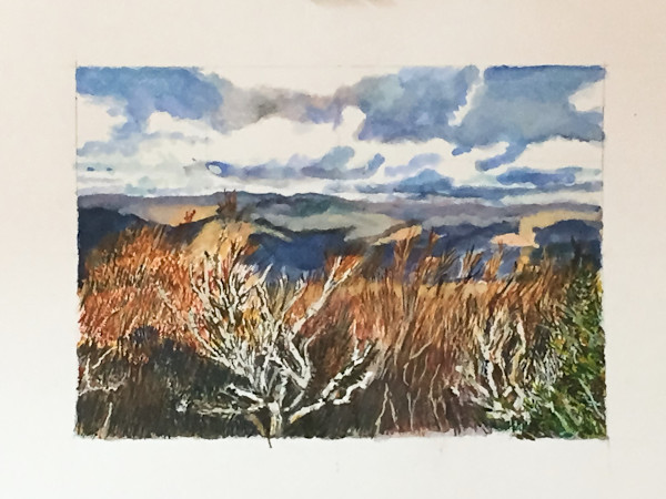 View of the Catskills by Dean Vallas