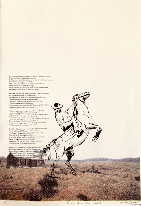 The Man From Snowy River by Hannah Layson, Image 1.