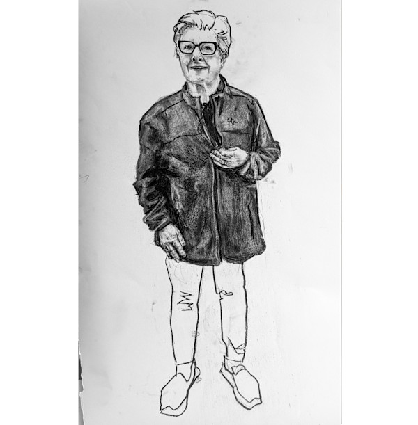 Woman with Glasses by JAN FAIREY