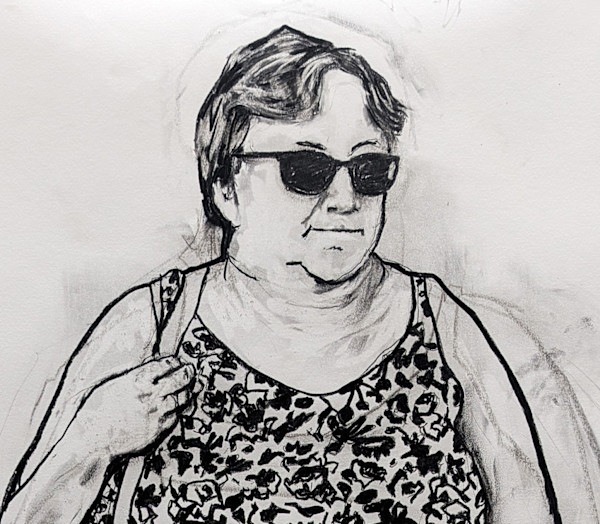 Lady in Sunglasses by JAN FAIREY