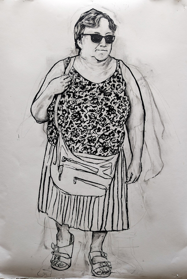 Lady in Sunglasses by JAN FAIREY