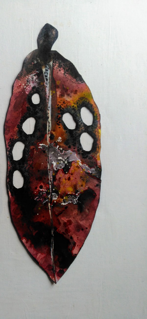 Pohutukawa Leaf 243 by Liz McAuliffe
