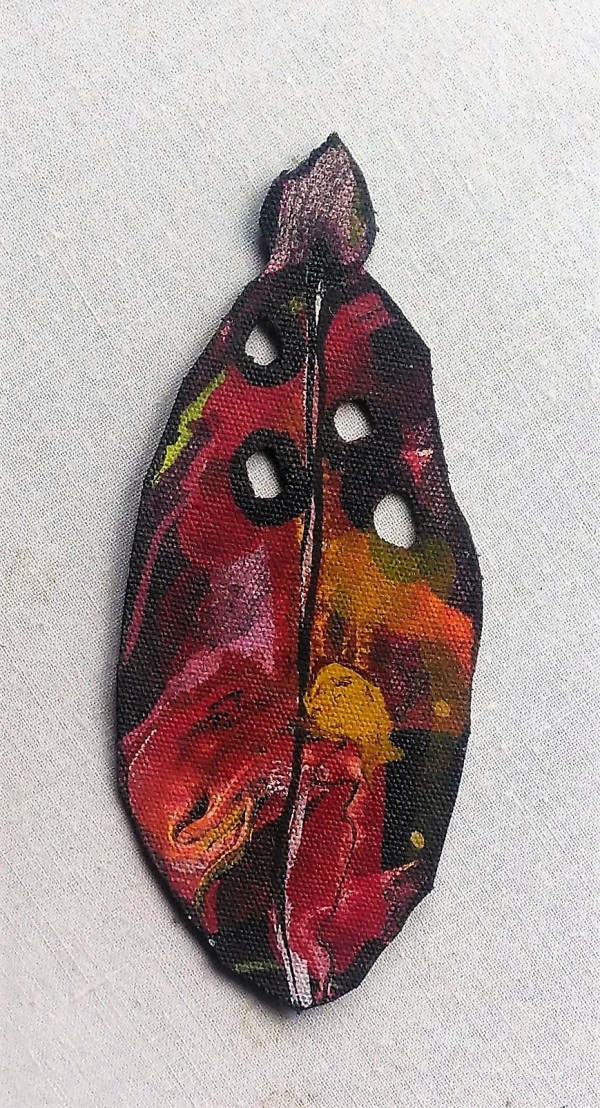 Pohutukawa Leaf .  386 by Liz McAuliffe